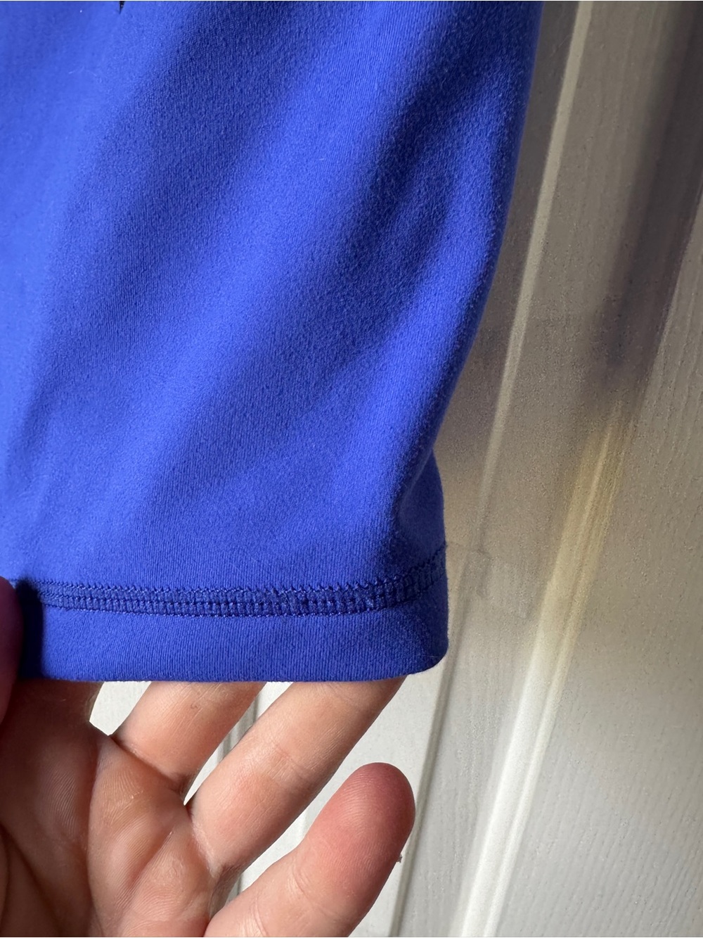 Peachy Athletics Royal High-Waist Shorts - Picture 2 of 5